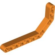 Lego rameno ohnuté dvakrát 1x11, oranžová (6271162, 6285293, 4158840, 6004158, 6093833)